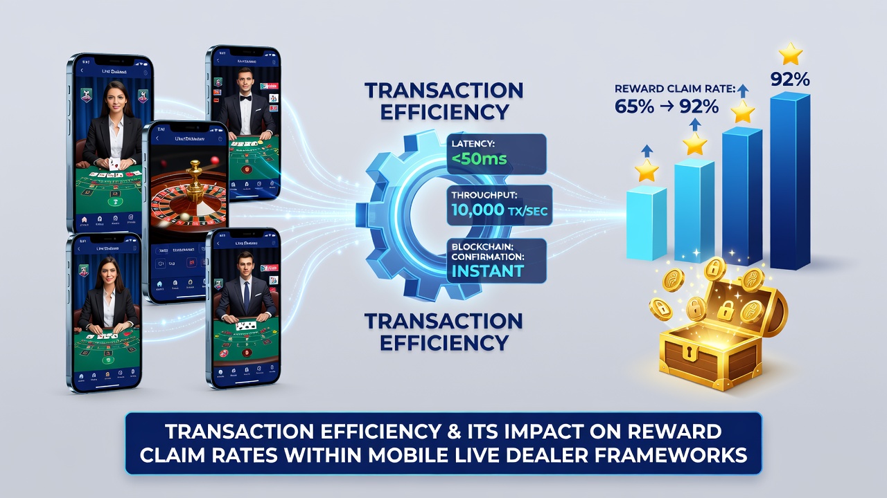 Analytics dashboard displaying transaction times and reward claim statistics for live dealer mobile games